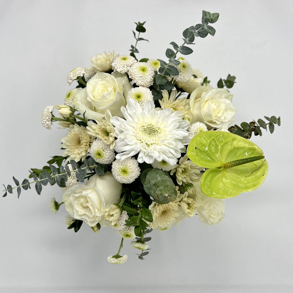 Buy floral arrangement wooden box in vancouver gift
