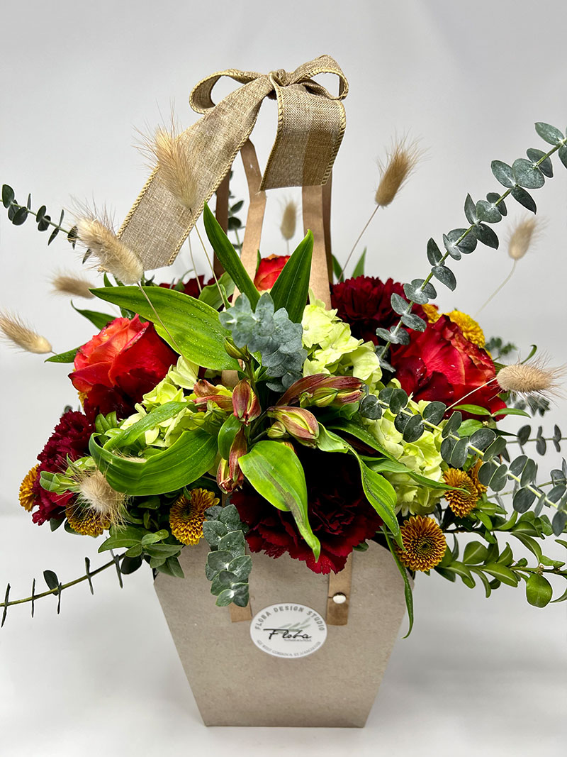 Flowers Basket Arrangement